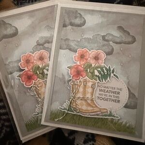 Hand Crafted Home Made Cards $6 each or bundle of 3 for $15